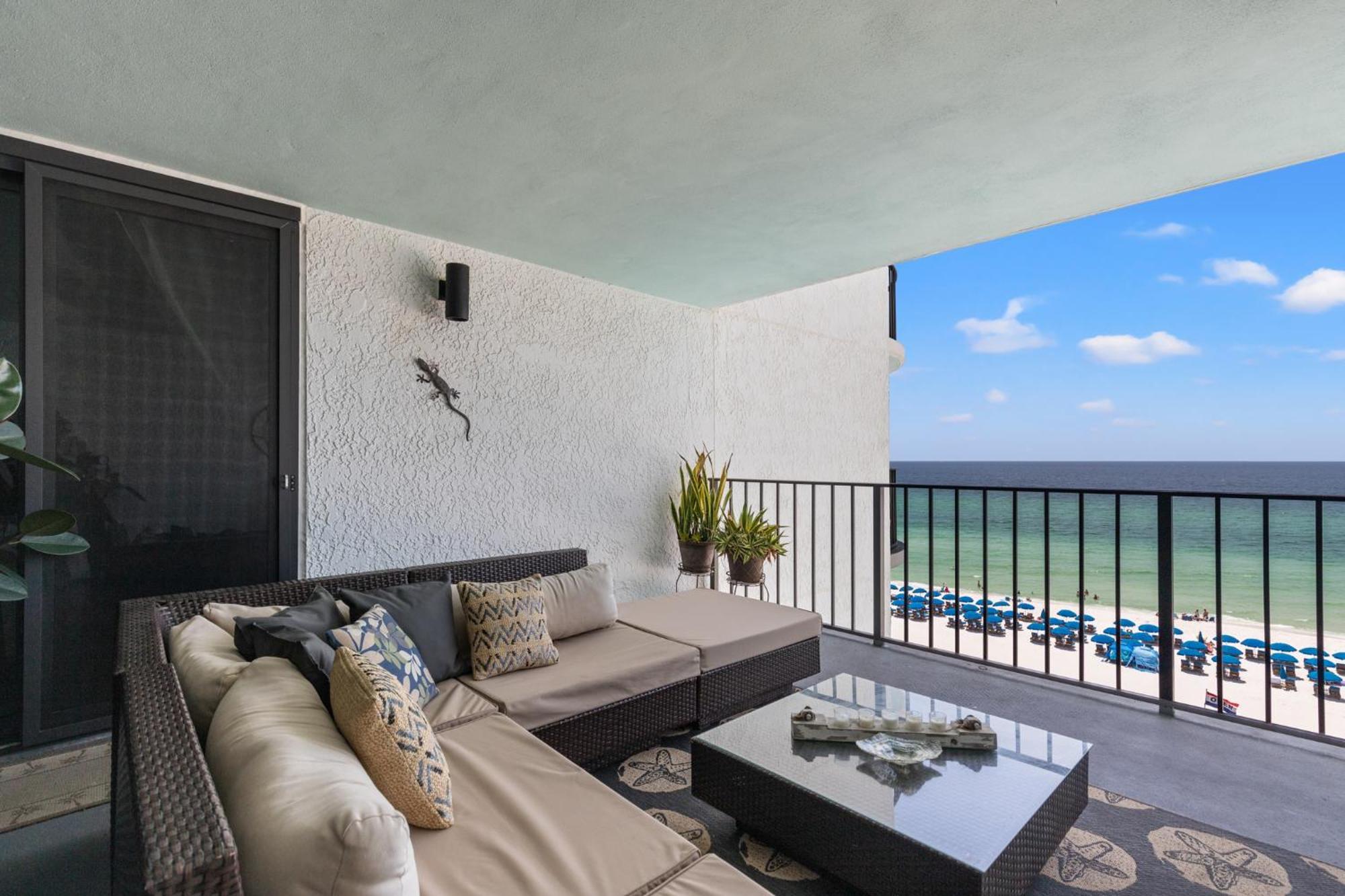 Stunning 2/2 Designer Condo W Coastal Appeal Right On The Gulf! Panama City Beach Exteriér fotografie